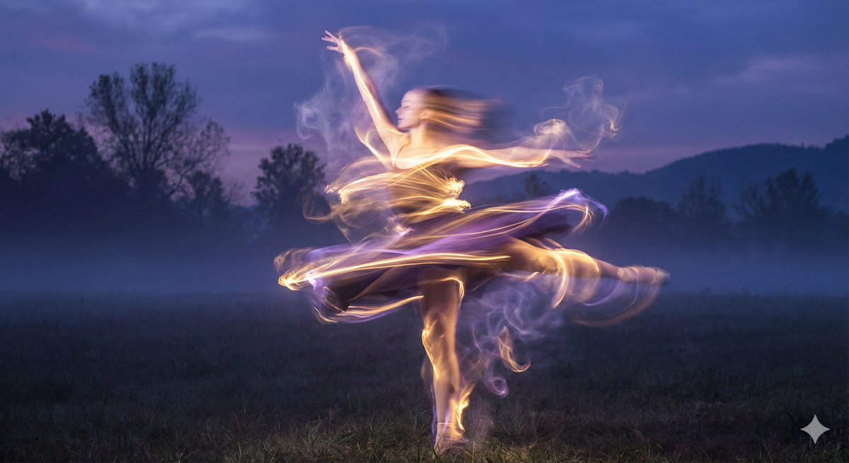 Energy Figure in Motion — Nano Banana Pro AI Generated Image