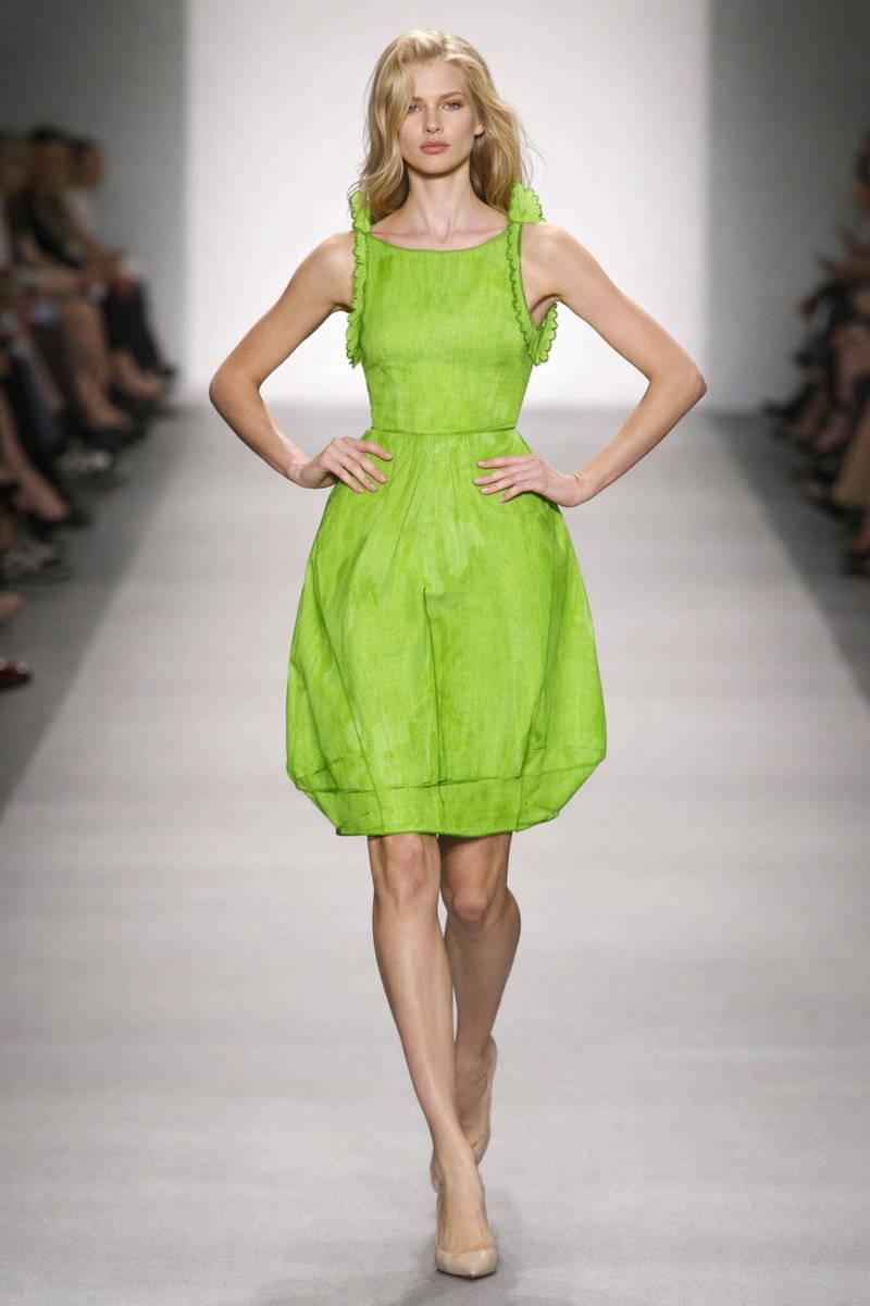 Model Walking Down Runway Prompt — Nano Banana Pro AI Generated Image