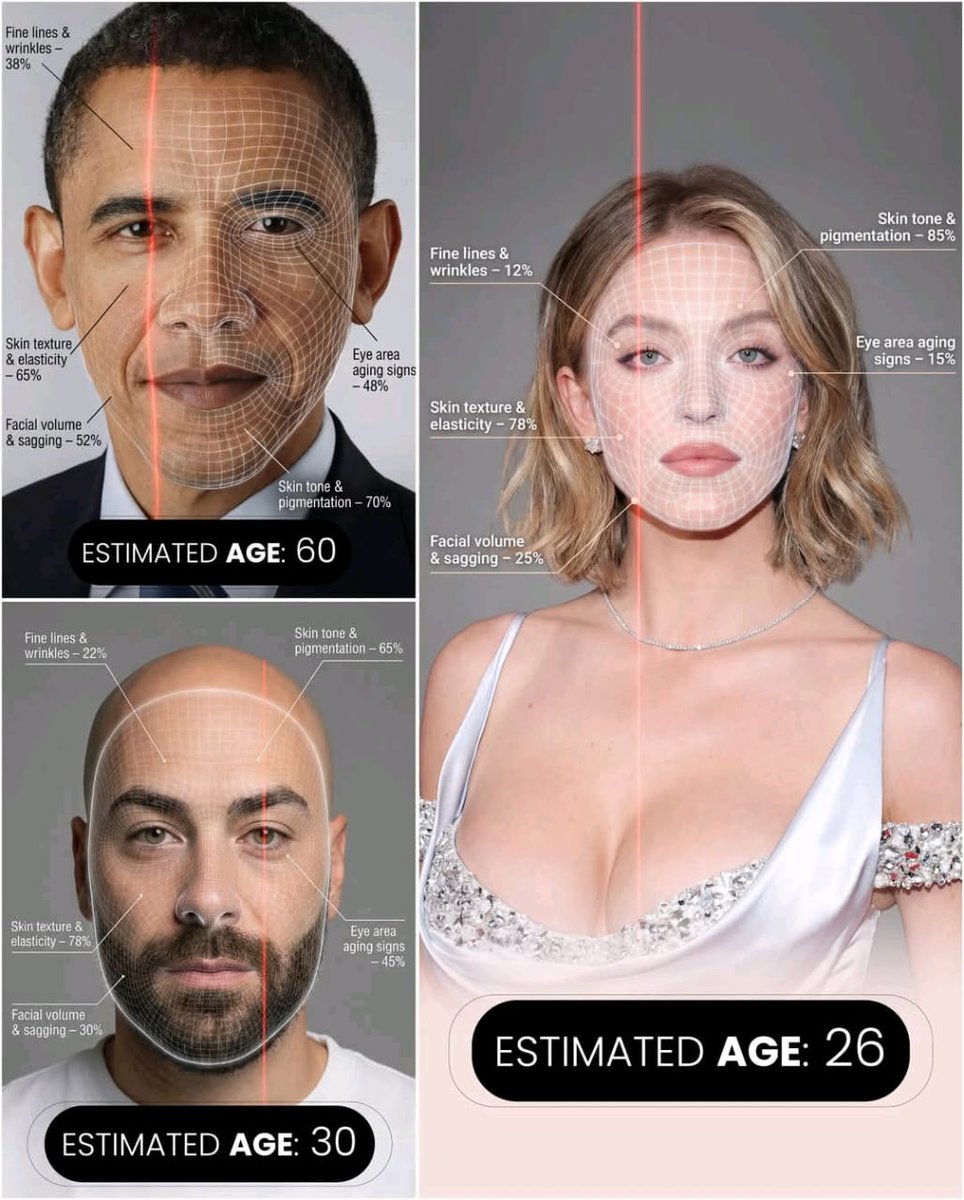 Futuristic AI Age Checker Infographic Portrait — Nano Banana Pro AI Generated Image