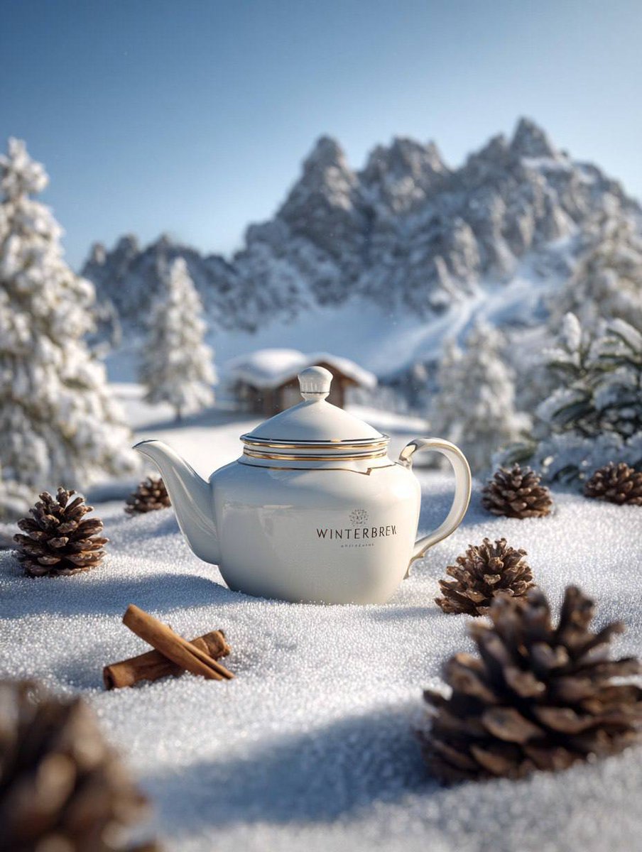 Premium Winter Product Photography in Alpine Setting — Nano Banana Pro AI Generated Image