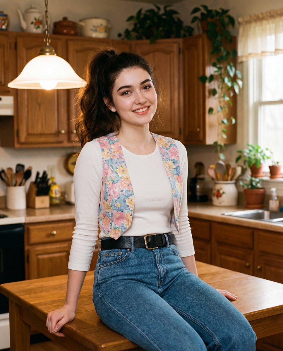 Ultra-realistic cinematic early-1990s indoor film still generation prompt — Nano Banana Pro AI Generated Image