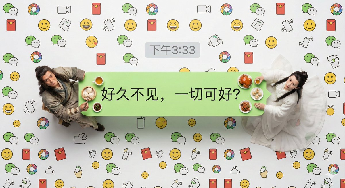Hyper-Realistic Miniature Scene in a WeChat Chat Bubble — Nano Banana Pro AI Generated Image