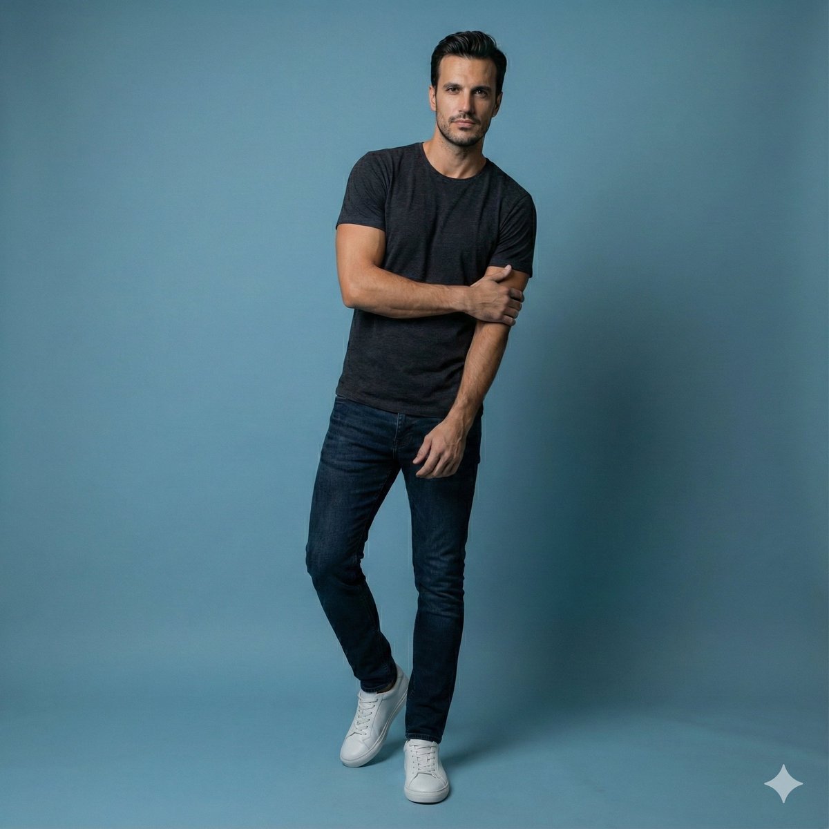 Studio Portrait of Young Man with Focused Lighting — Nano Banana Pro AI Generated Image