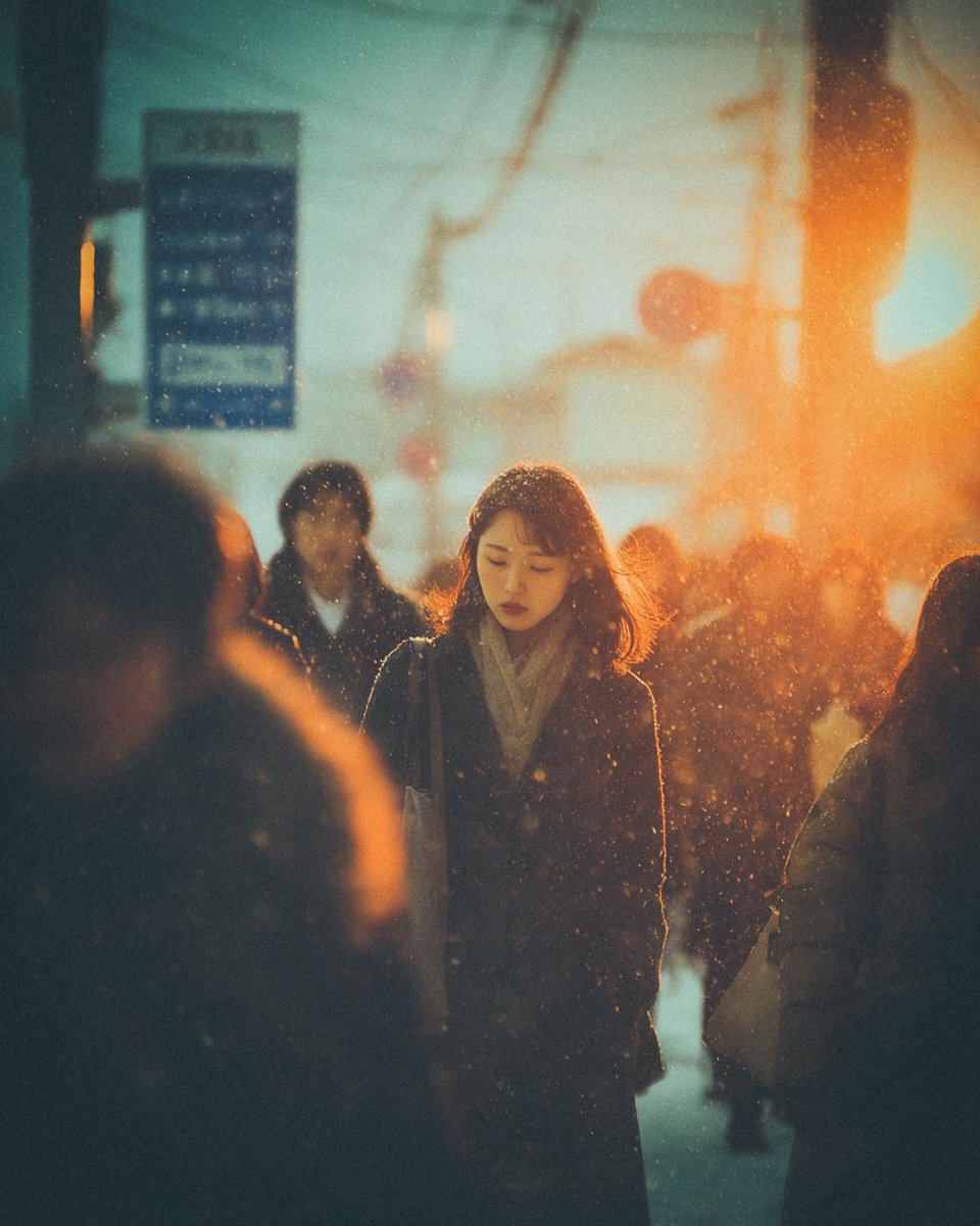 Cinematic Moody Street Photography Prompt — Nano Banana Pro AI Generated Image