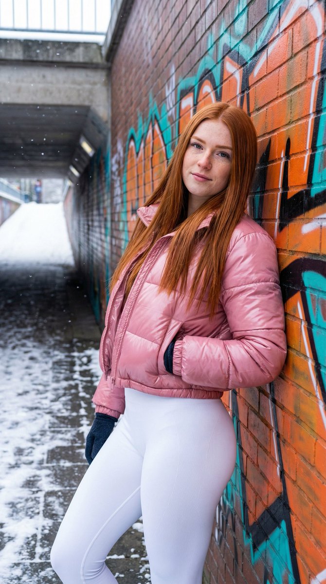 Ultra-Realistic Urban Winter Portrait — Nano Banana Pro AI Generated Image