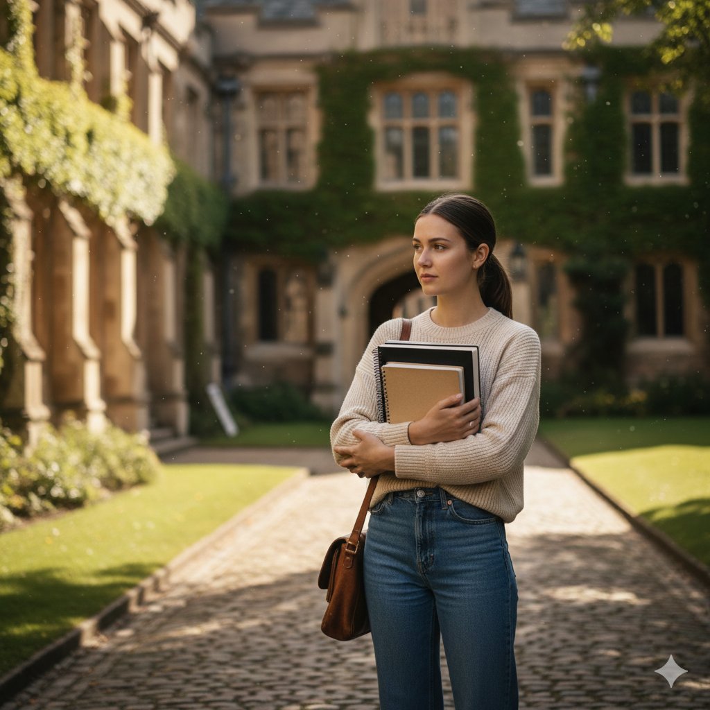 AI image prompt for a girl joining university — Nano Banana Pro AI Generated Image