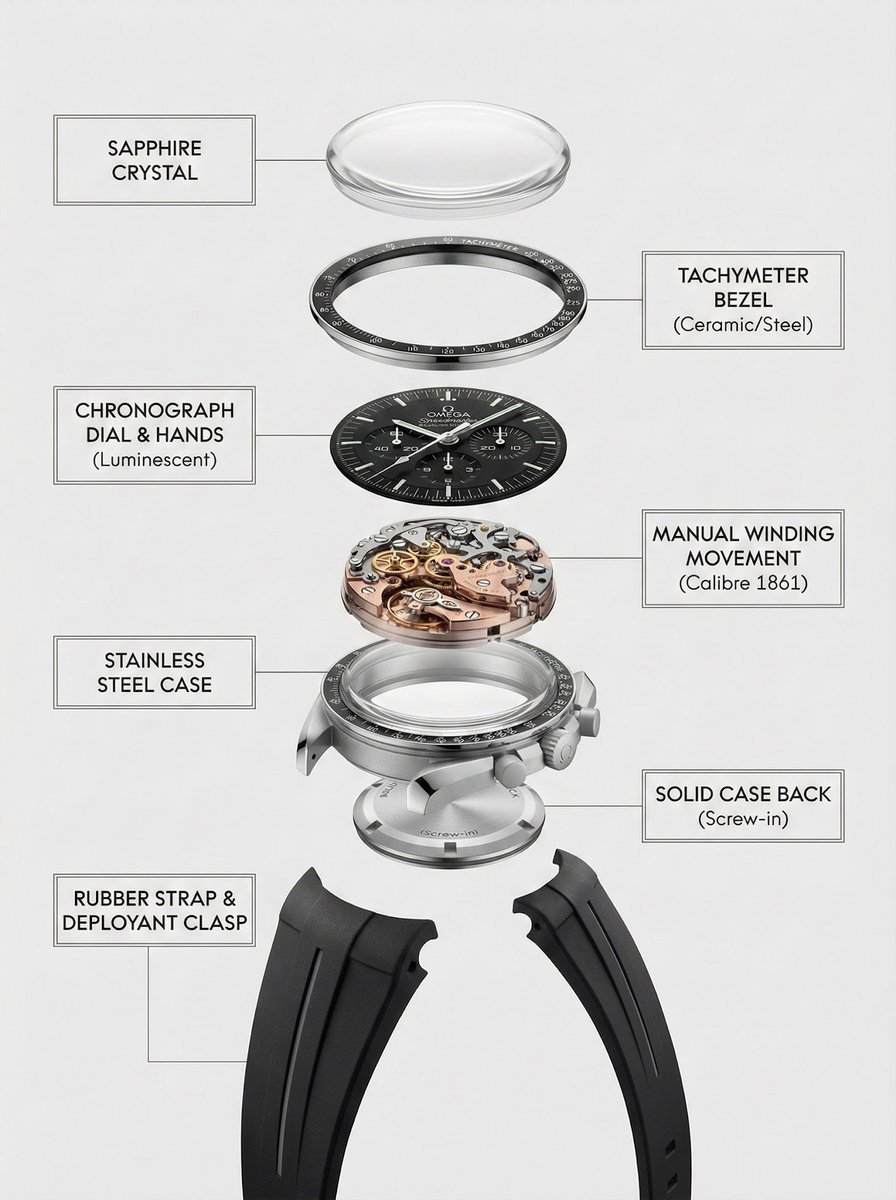 Exploded Product Breakdown Image Generation Prompt — Nano Banana Pro AI Generated Image