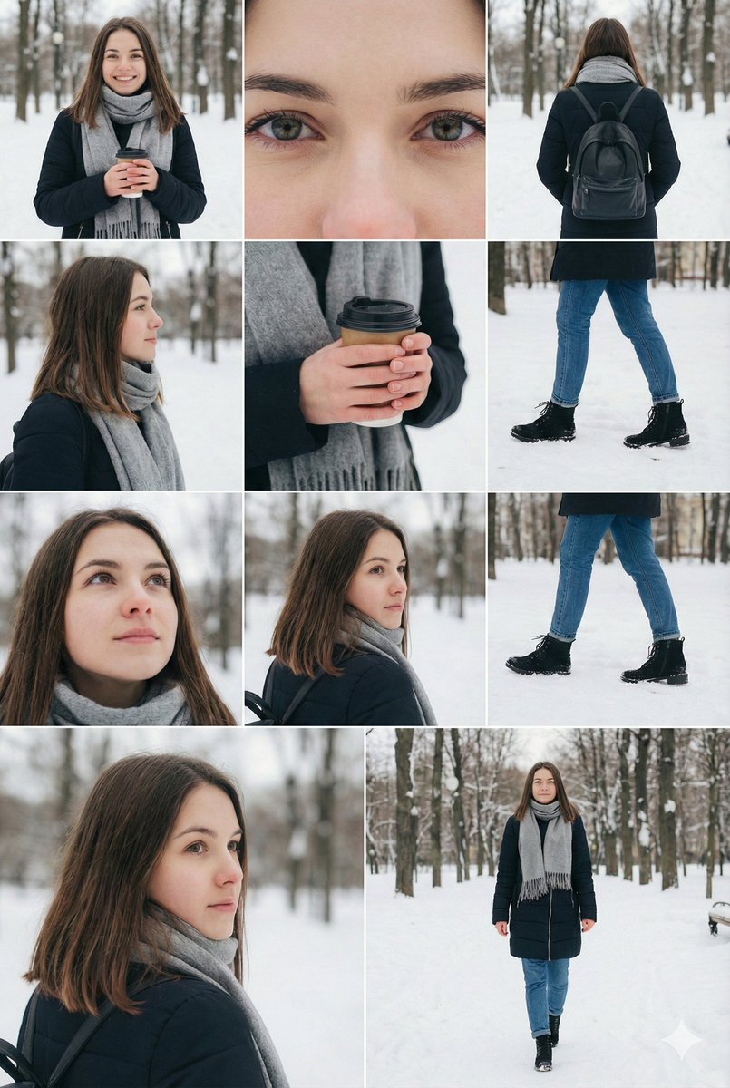 Cinematic Winter Fashion Photoshoot Prompt for Nano Banana Pro — Nano Banana Pro AI Generated Image