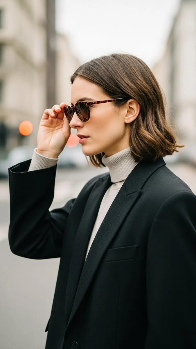 Minimalist Urban Fashion Editorial Side Profile — Nano Banana Pro AI Generated Image