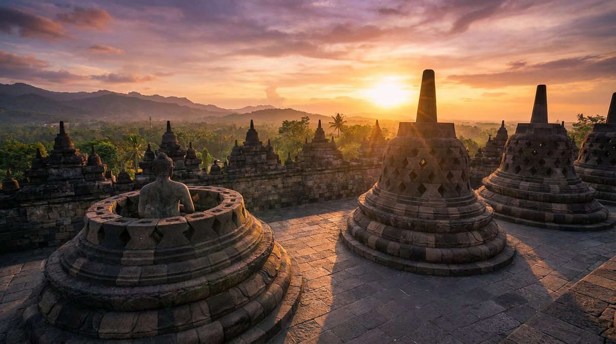 Geolocation sunset scene at specific coordinates — Nano Banana Pro AI Generated Image