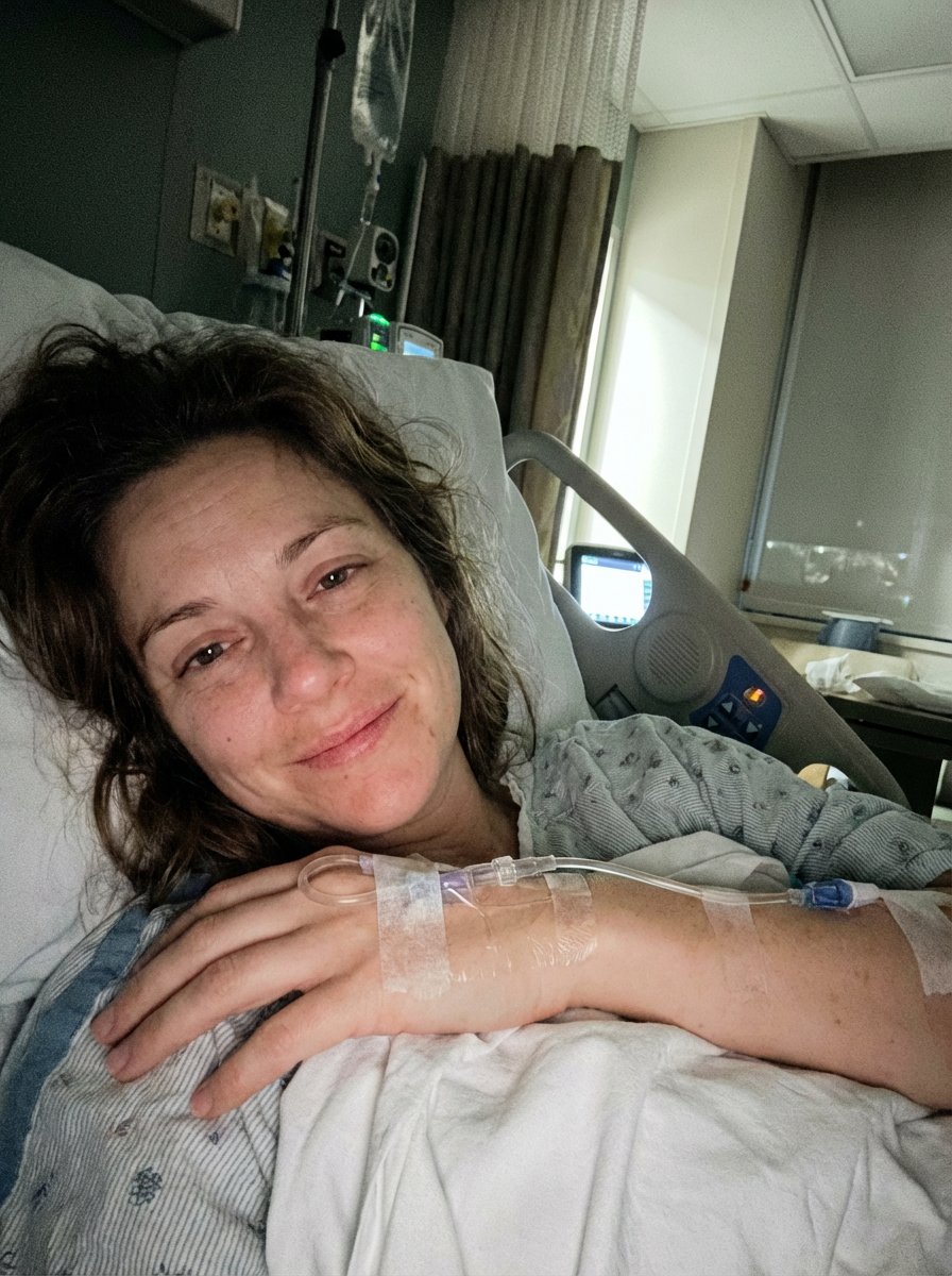 Intimate Hospital Bed Selfie Prompt — Nano Banana Pro AI Generated Image