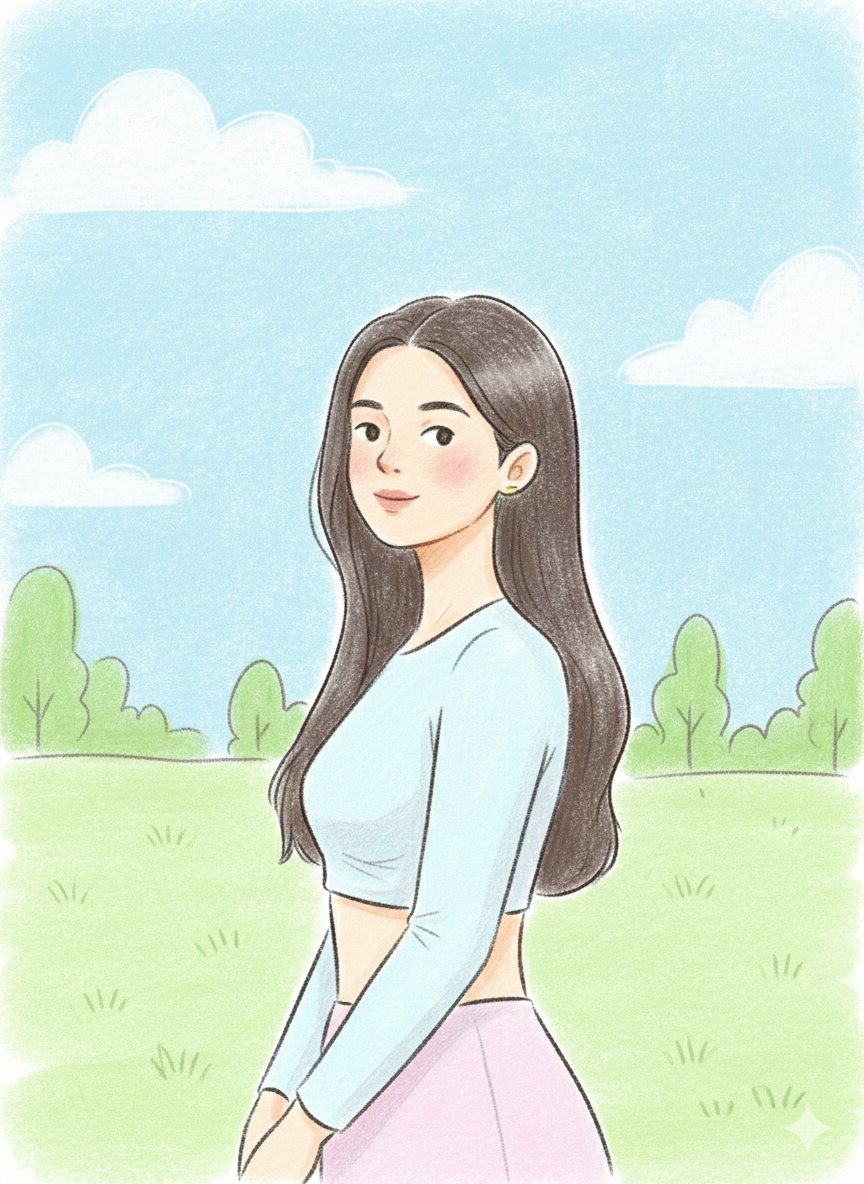 Pastel Illustration Style Transfer (Reference Required) — Nano Banana Pro AI Generated Image