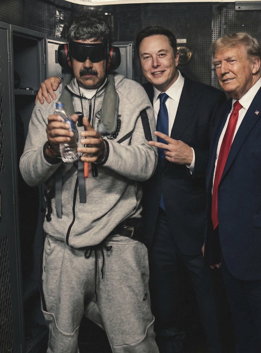 Humorous Portrait of Elon Musk, Donald Trump, and Venezuela President in Tactical Gear — Nano Banana Pro AI Generated Image