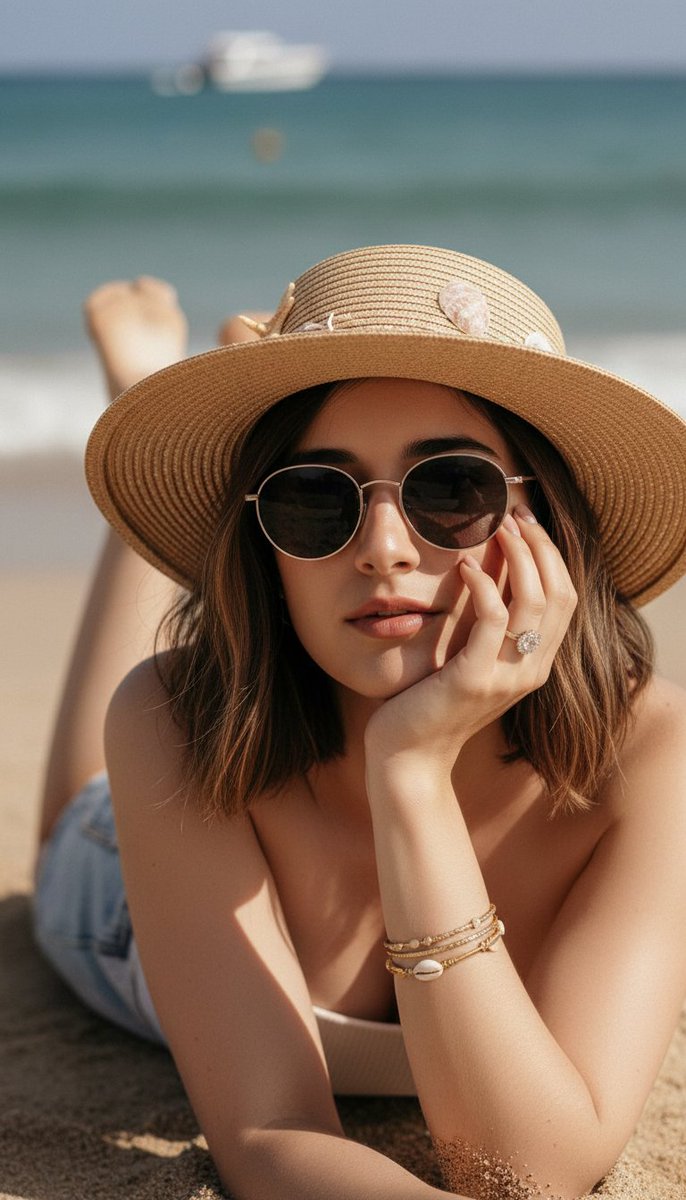 Ultra-Realistic Beach Portrait with Identity Lock — Nano Banana Pro AI Generated Image