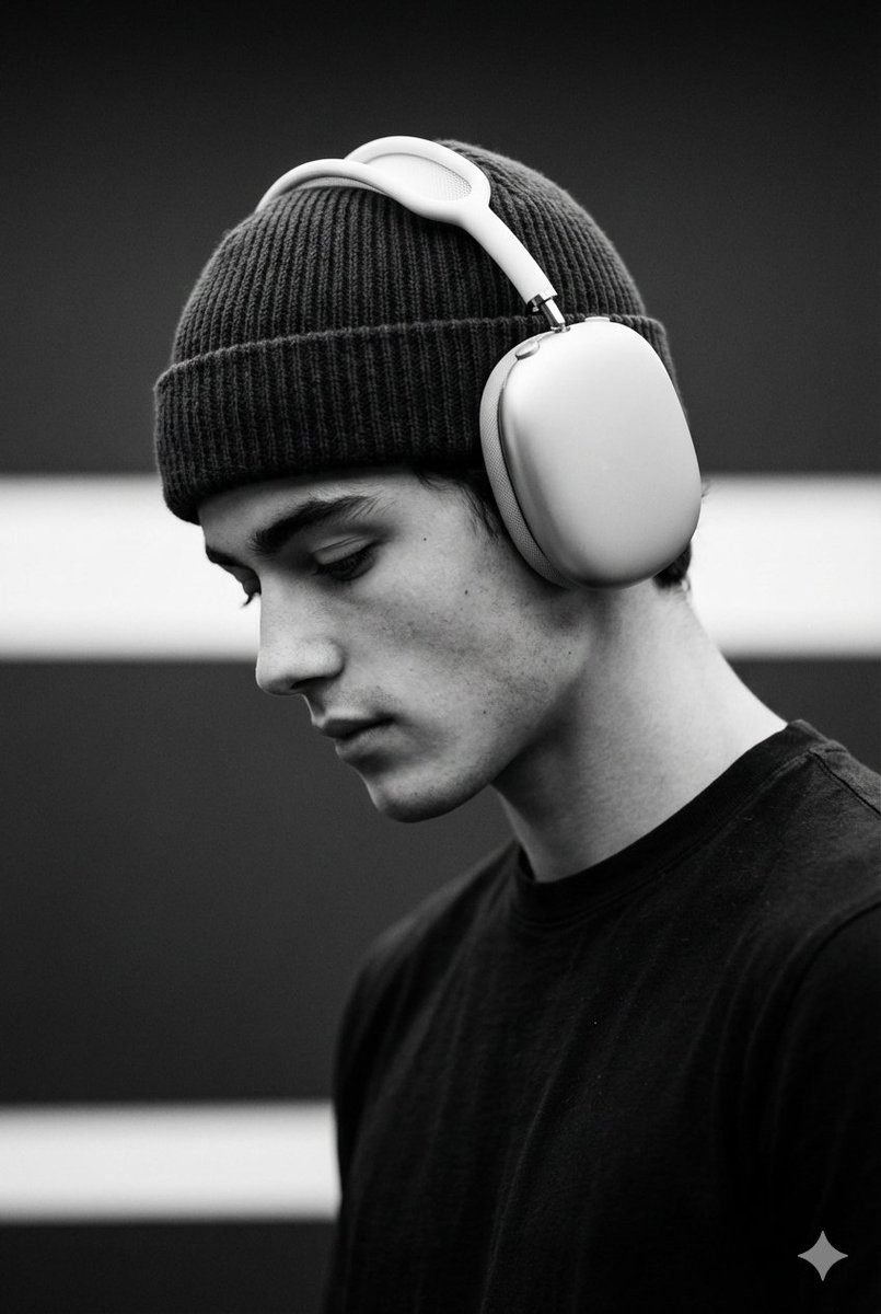 Dramatic Low-Key Monochrome Portrait Prompt — Nano Banana Pro AI Generated Image