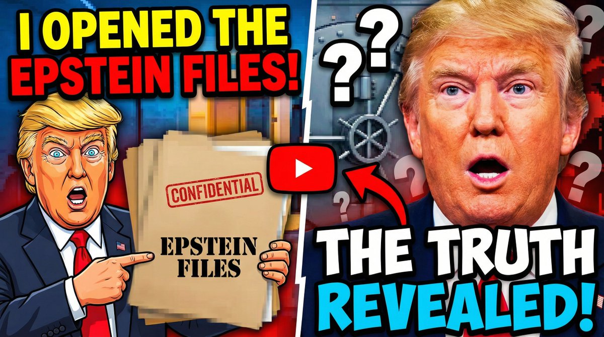 MrBeast-style thumbnail about Epstein files — Nano Banana Pro AI Generated Image