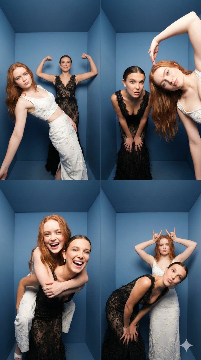 iPhone Photobooth Collage of Two Subjects — Nano Banana Pro AI Generated Image