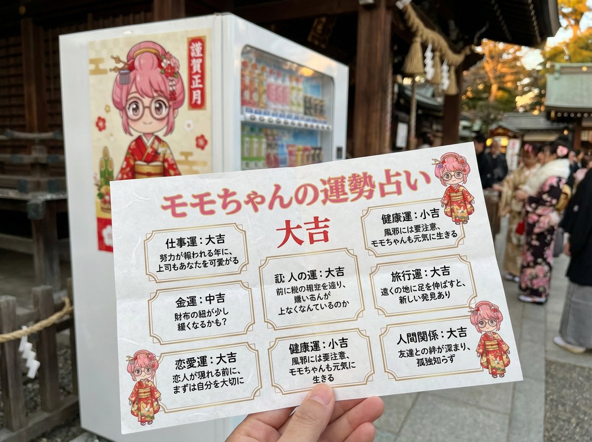 Omikuji (Fortune Slip) Generation Prompt with Character Integration — Nano Banana Pro AI Generated Image