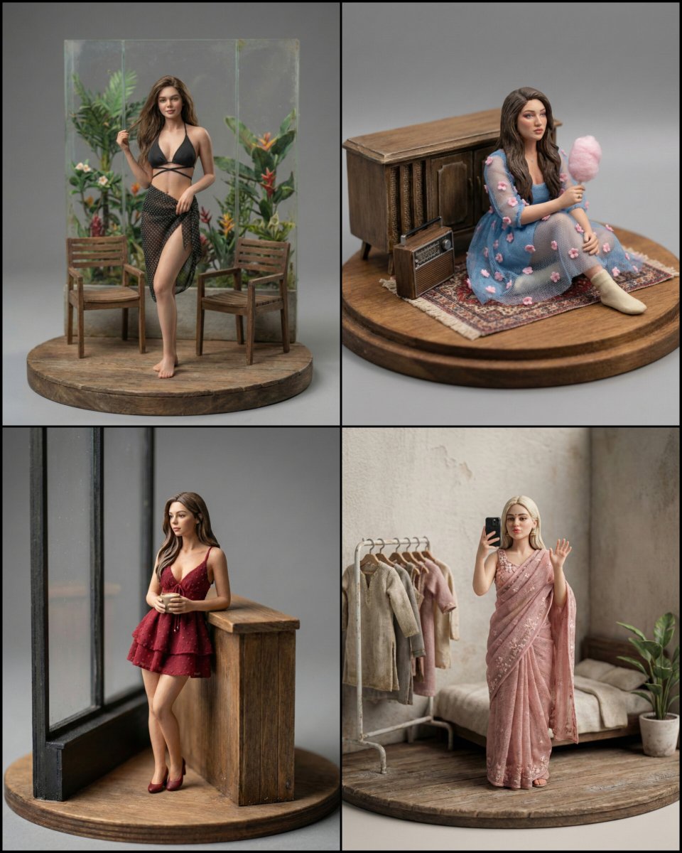 Ultra-Realistic Macro Photography Miniature Prompt — Nano Banana Pro AI Generated Image