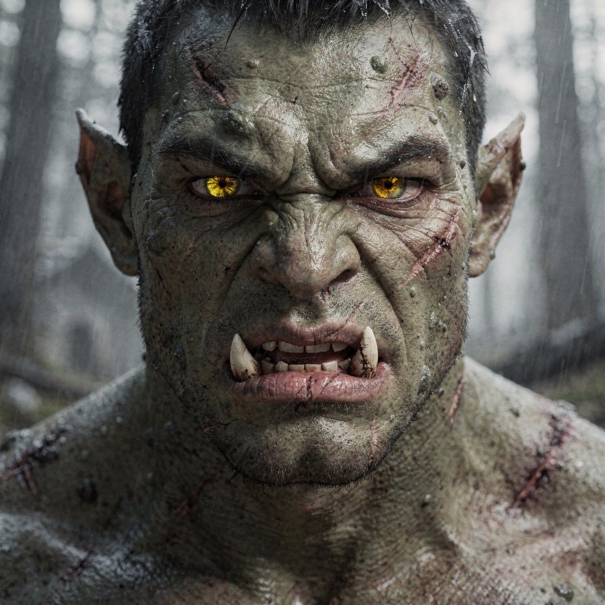 Hyper-Real Orc Realism Test Prompt — Nano Banana Pro AI Generated Image