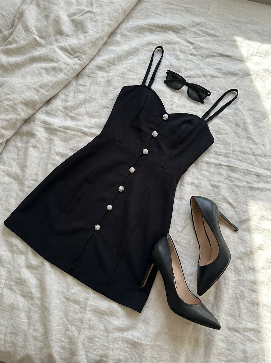 Clothing laid out separately on a bed — Nano Banana Pro AI Generated Image