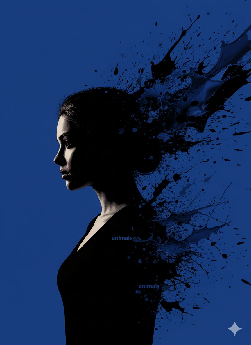 Stylized Portrait with Paint Splashes and CRT Glow — Nano Banana Pro AI Generated Image