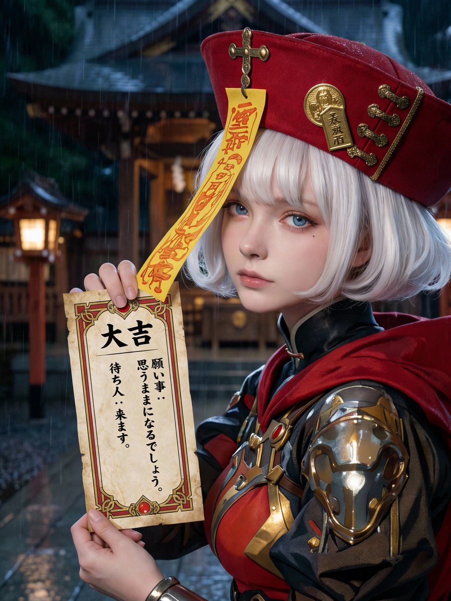 Photorealistic Omikuji (Fortune Slip) Design — Nano Banana Pro AI Generated Image