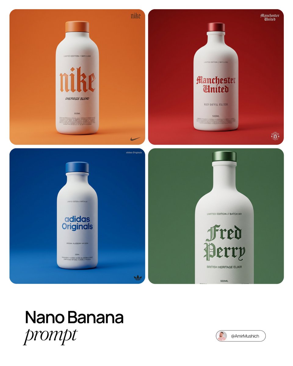 Premium Beverage Package Design Prompt — Nano Banana Pro AI Generated Image