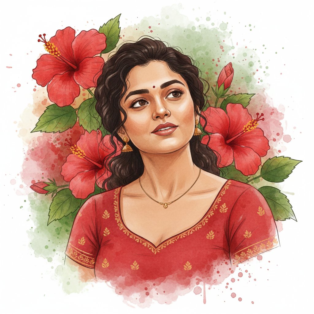 Digital Watercolor Illustration with Strict Identity Lock — Nano Banana Pro AI Generated Image