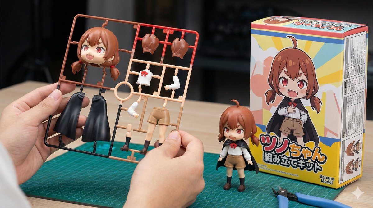 Plastic Model Kit Generation Prompt — Nano Banana Pro AI Generated Image