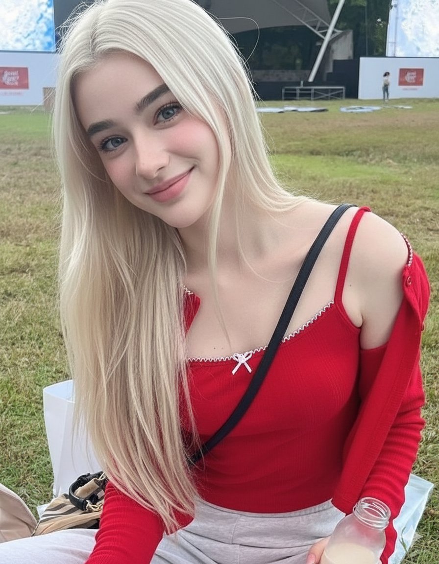 Soft Girl Era Summer Park Portrait — Nano Banana Pro AI Generated Image