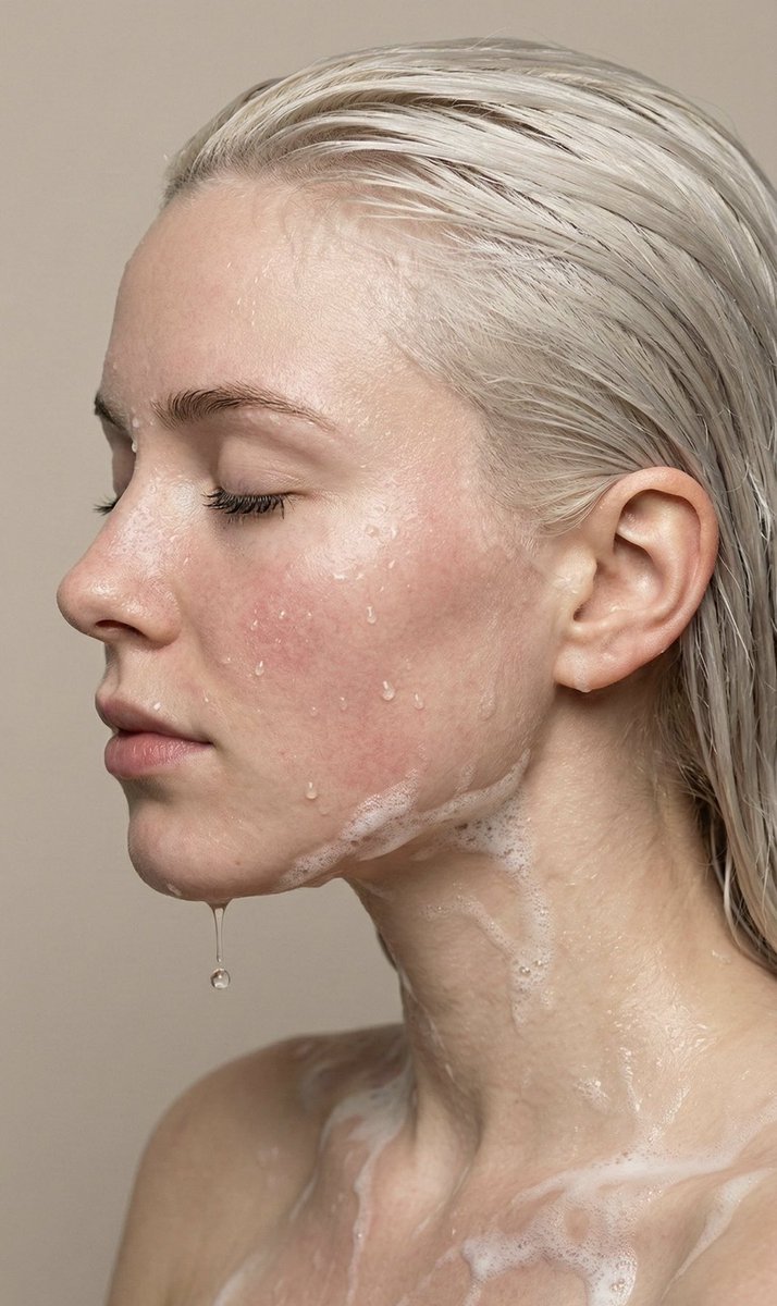 Ultra Photorealistic Wet Skin Macro Portrait Prompt — Nano Banana Pro AI Generated Image