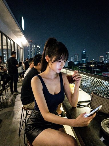 Reference-Based Photo Editing for Candid Night Scene — Nano Banana Pro AI Generated Image