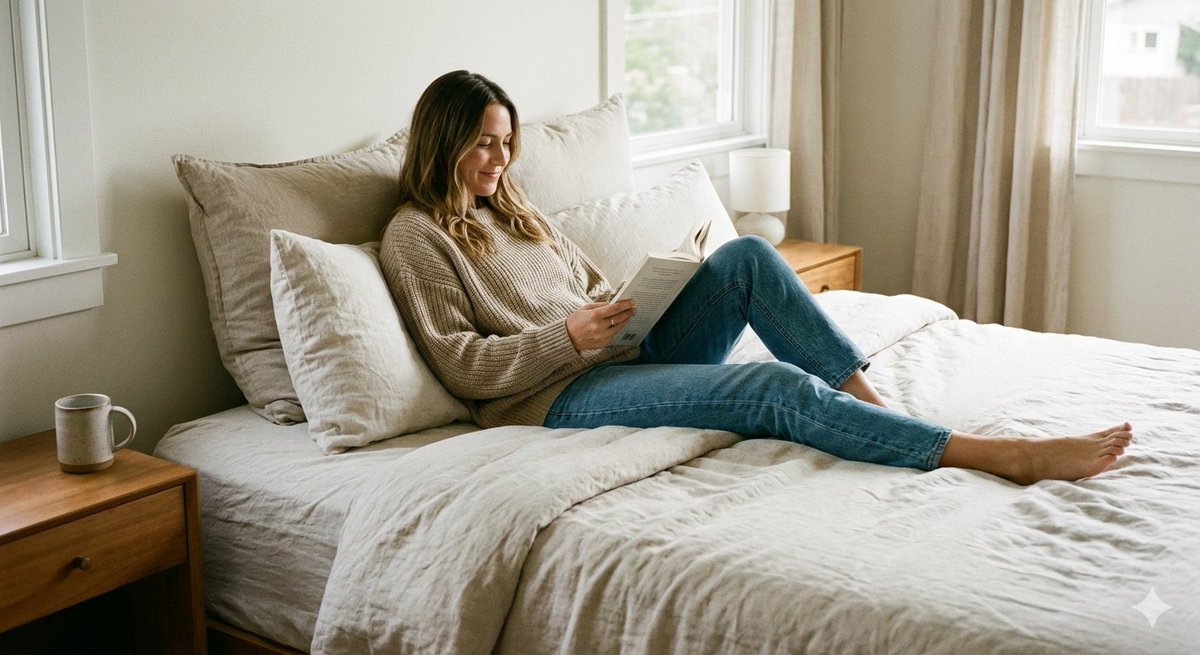 Viral Lifestyle Bed Pose Portrait Prompt — Nano Banana Pro AI Generated Image