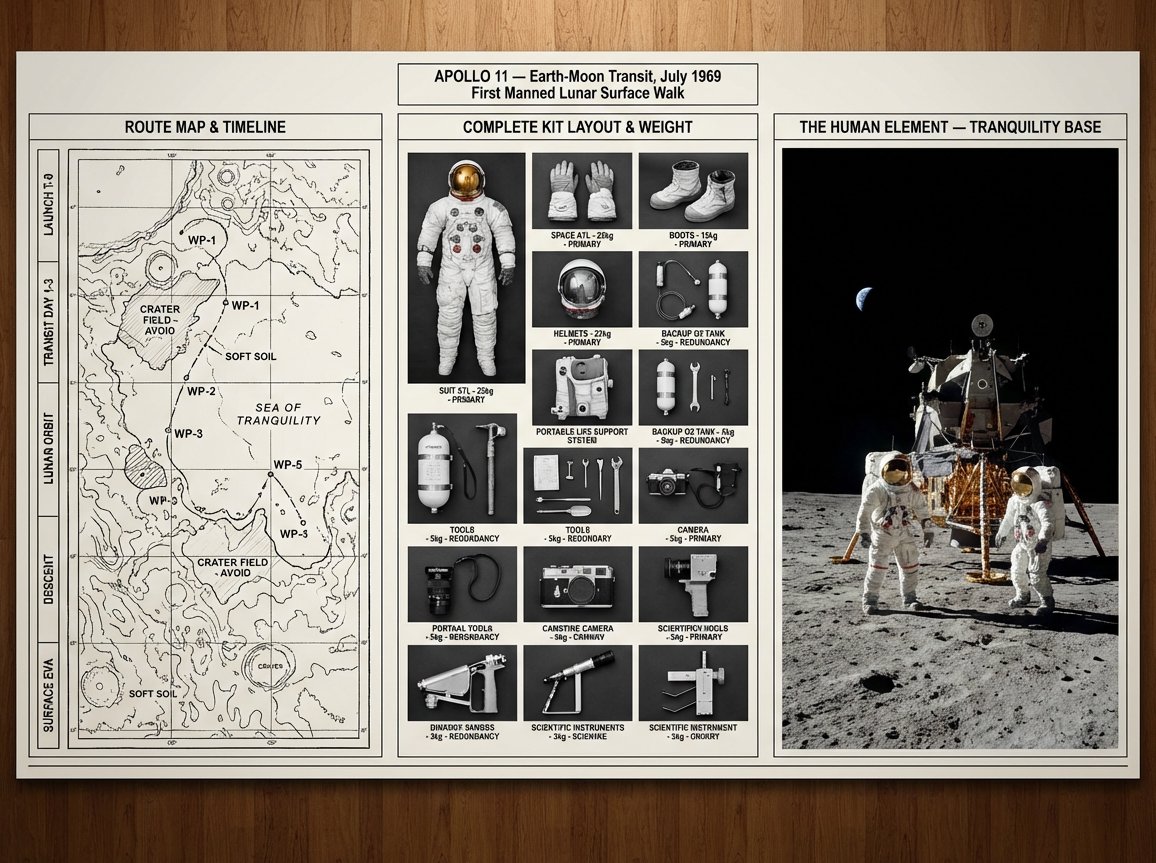Expedition Planning Board Collage Prompt — Nano Banana Pro AI Generated Image