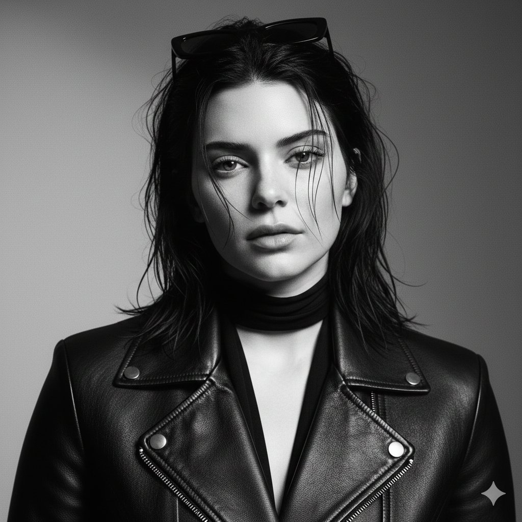 Monochrome Billie Eilish Luxury Editorial Prompt for Nano Banana Pro — Nano Banana Pro AI Generated Image