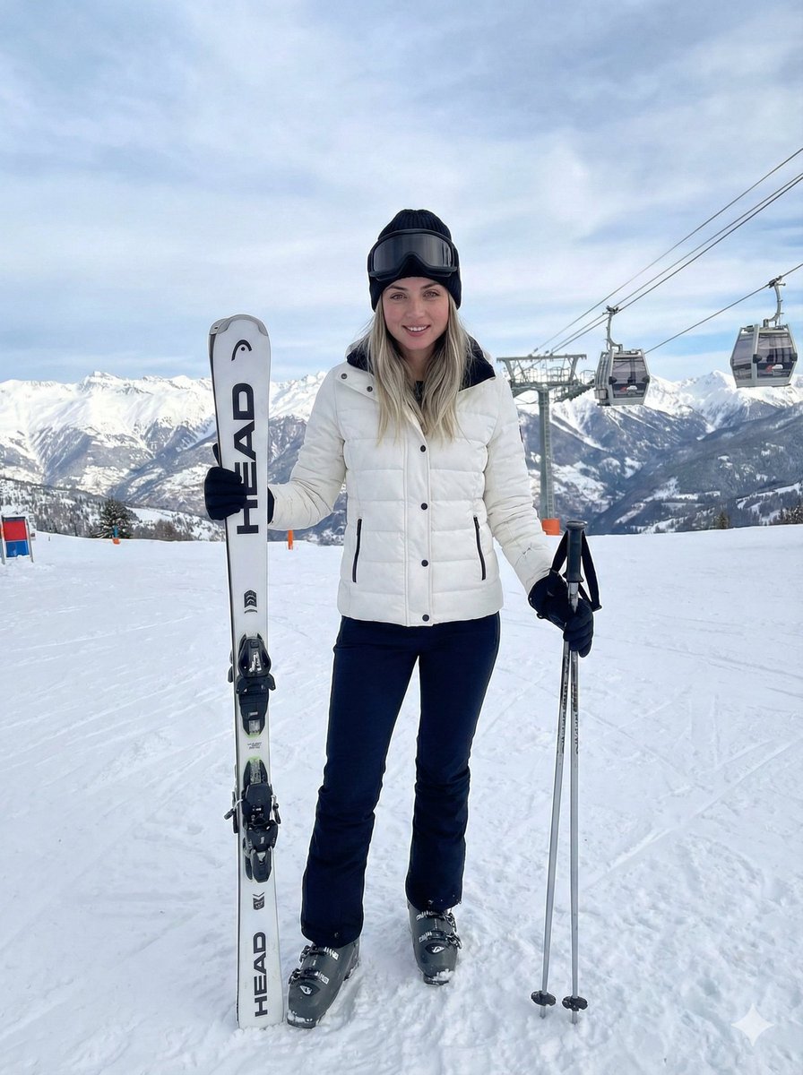 Hyper-realistic Ski Slope Portrait — Nano Banana Pro AI Generated Image