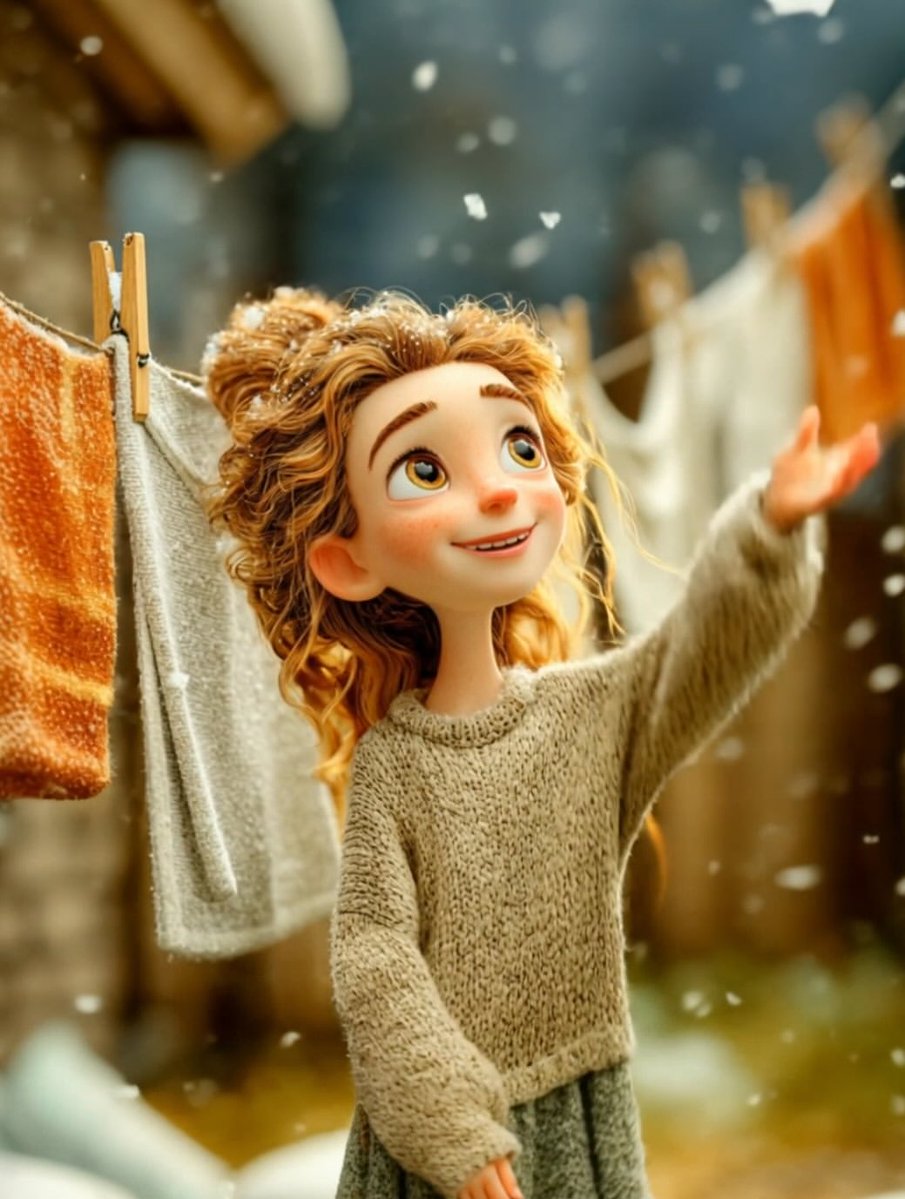 Cinematic Winter Portrait of Childlike Wonder Prompt — Nano Banana Pro AI Generated Image