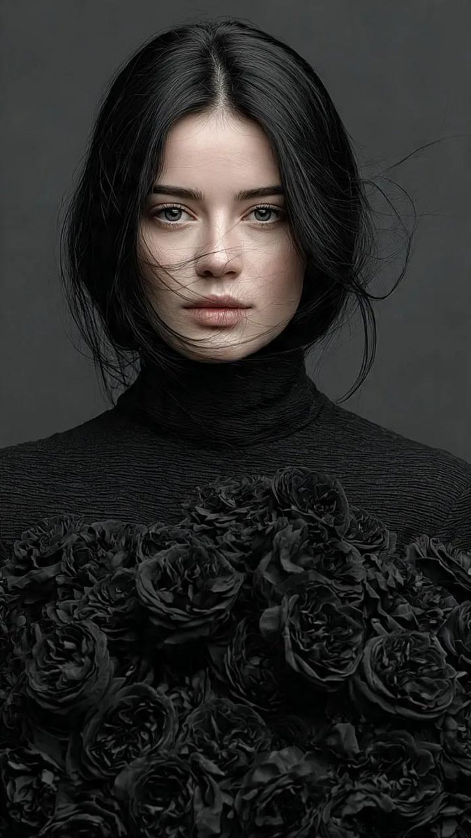 Gothic Elegance Fine-Art Editorial Portrait — Nano Banana Pro AI Generated Image