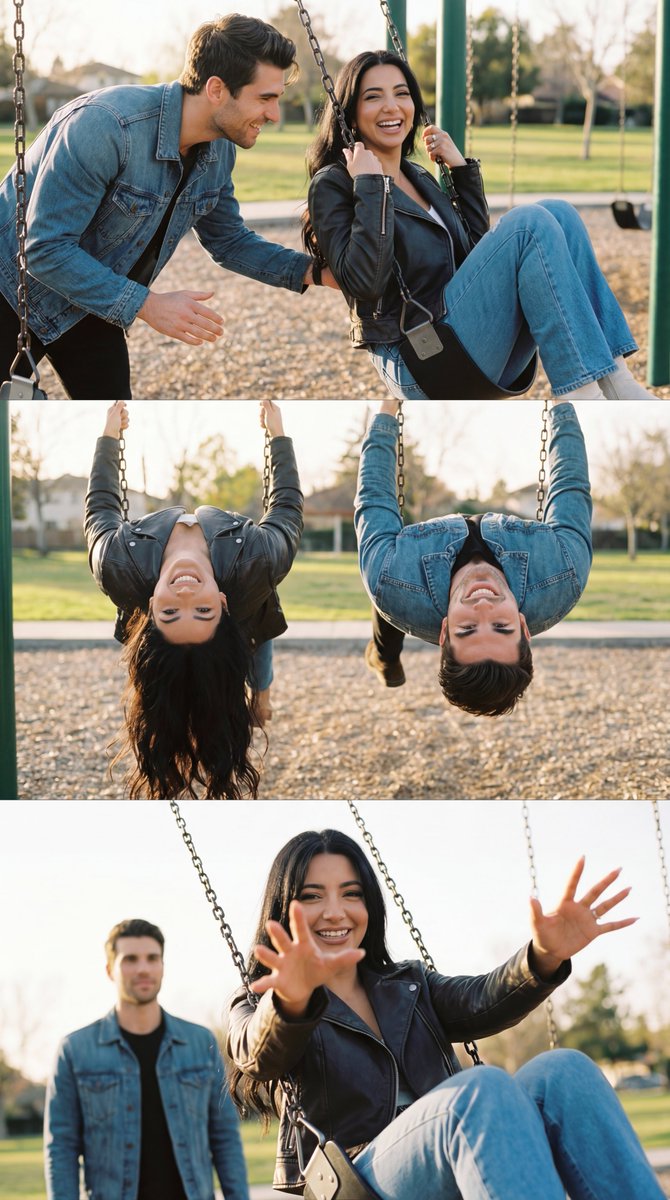 Ultra-Photorealistic Cinematic Couple Triptych Storyboard — Nano Banana Pro AI Generated Image