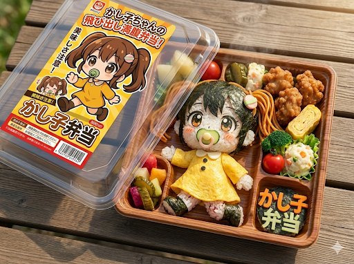 Character Ekiben (Lunch Box) Product Shot — Nano Banana Pro AI Generated Image