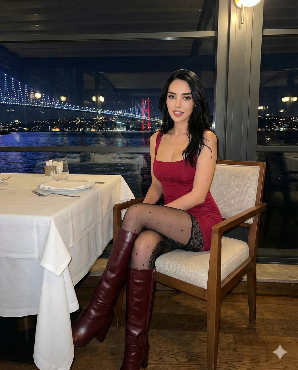 Lifestyle Portrait at Bosphorus Restaurant with Identity Lock — Nano Banana Pro AI Generated Image