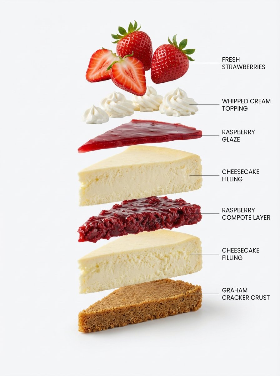 Exploded-View Structural Cutaway for Food Photography — Nano Banana Pro AI Generated Image