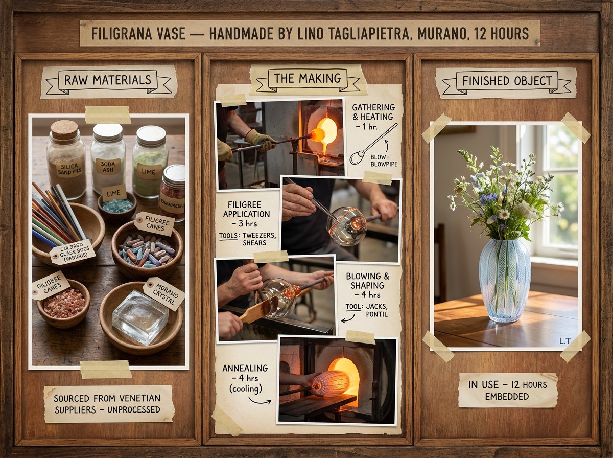 Artisan Craft Process Board for Handmade Objects — Nano Banana Pro AI Generated Image