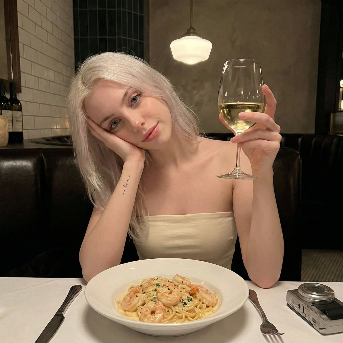 Ultra Photorealistic Dinner Selfie Prompt — Nano Banana Pro AI Generated Image