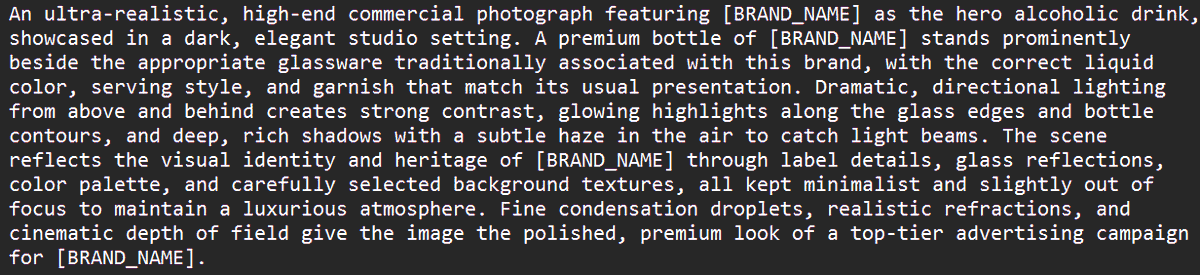 8K Brand Visualization Prompt Template — Nano Banana Pro AI Generated Image