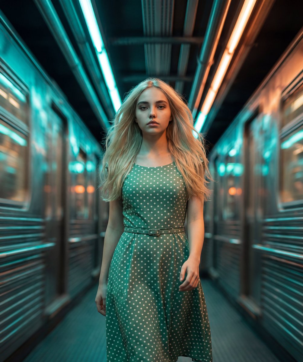 Cinematic Futuristic Tunnel Walk — Nano Banana Pro AI Generated Image