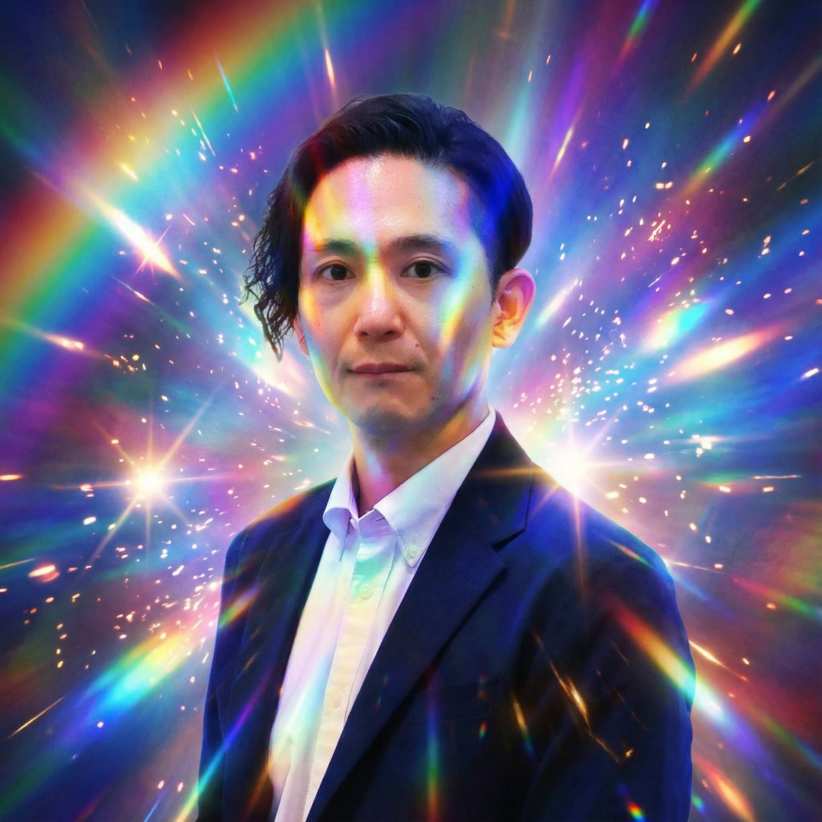 Image Generation Prompt with Strong Light Effects and Neutral Expression (Japanese) — Nano Banana Pro AI Generated Image