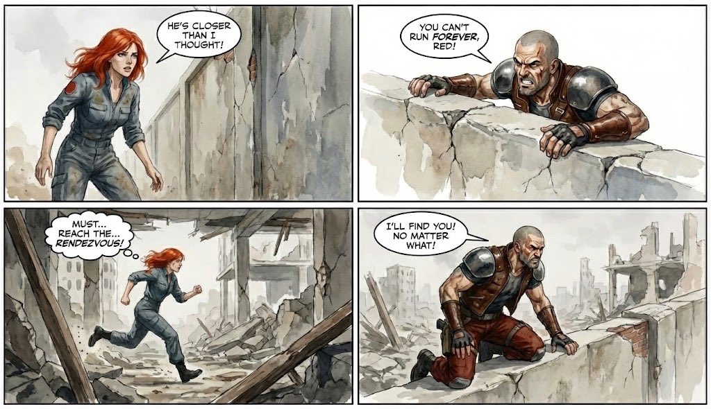 Comic from single image — Nano Banana Pro AI Generated Image