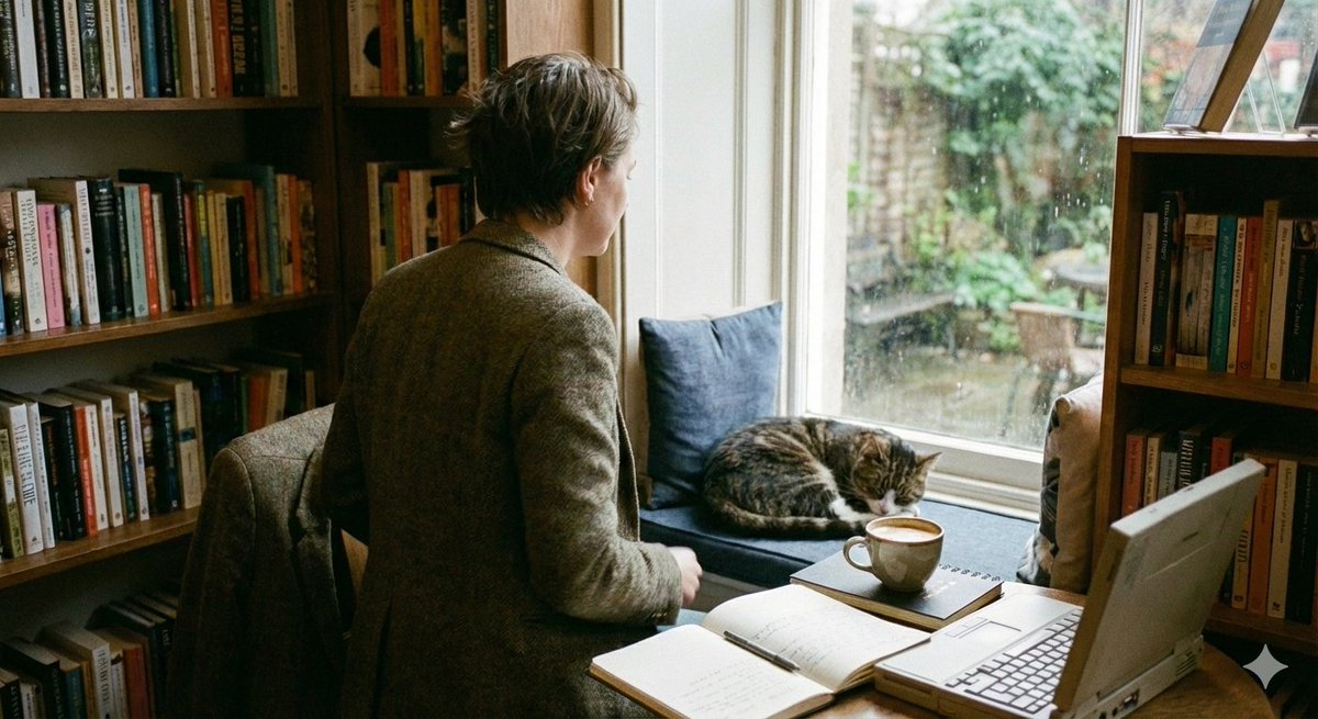 Cozy Candid Back Angle Scene Prompt — Nano Banana Pro AI Generated Image